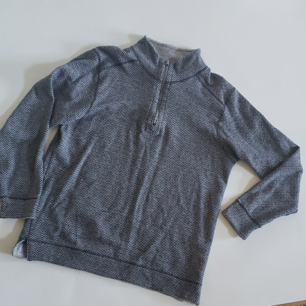 Rainforest Gray Quarter-Zip Pullover